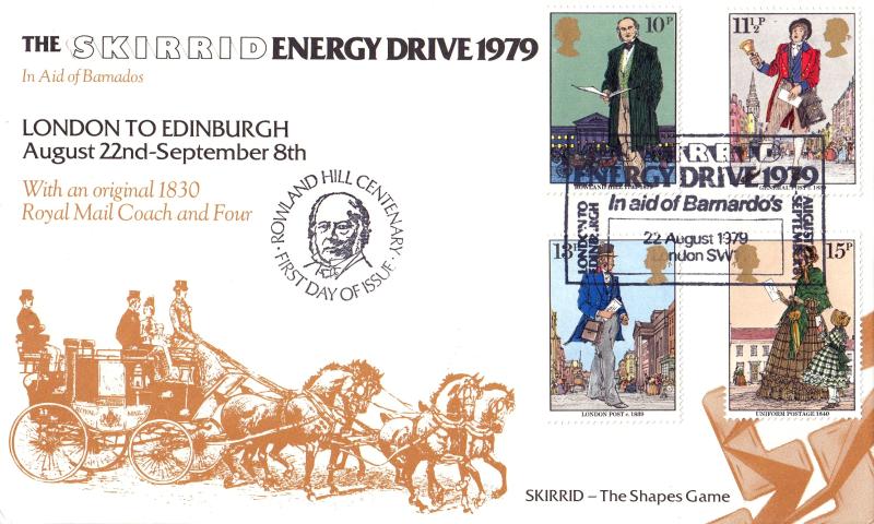 1979 (08) Rowland Hill (Stamps) - Skirrid Energy Official ('Face Cachet')