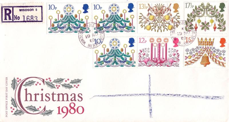 1980 (11) Christmas - PO - Windsor Castle CDS