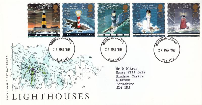1998 (03) Lighthouses - RM - Windsor Castle CDS