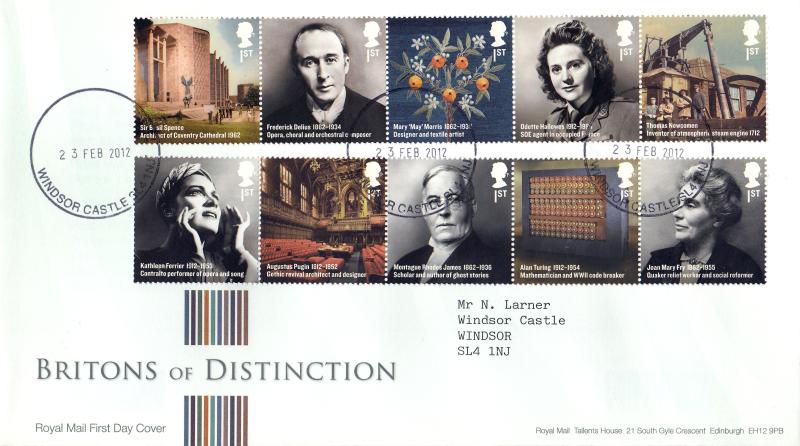 2012 (02) Britons of Distinction - RM - Windsor Castle CDS