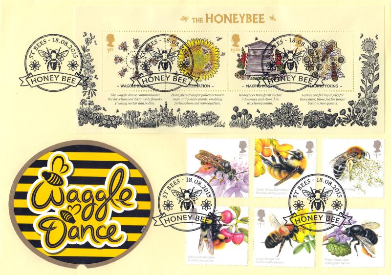 2015 (08) Bees - Wells Brewery 'Waggle Dance' Special