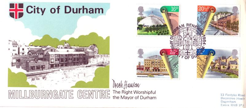 1984 (04) Urban Renewal - City of Durham Official - Signed by The Mayor of Durham