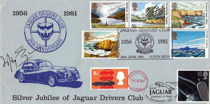 1981 (06) National Trust - Jaguar Drivers Club Official - Signed by John Egan