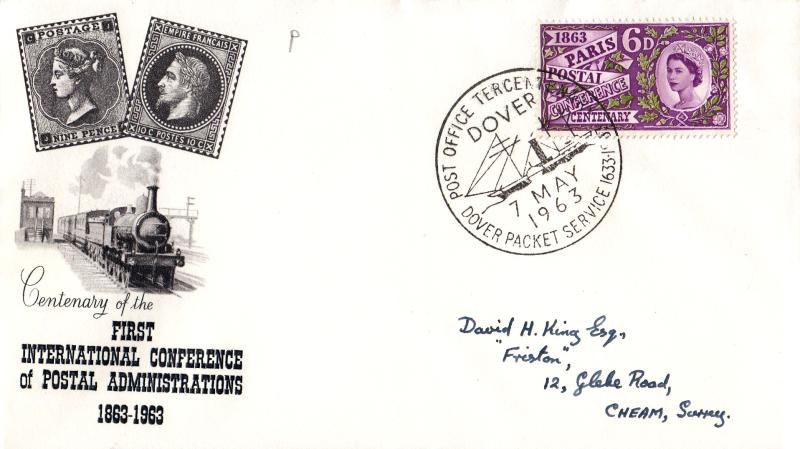 1963 (05) Paris - Phosphor - Dover Packet Service H/S