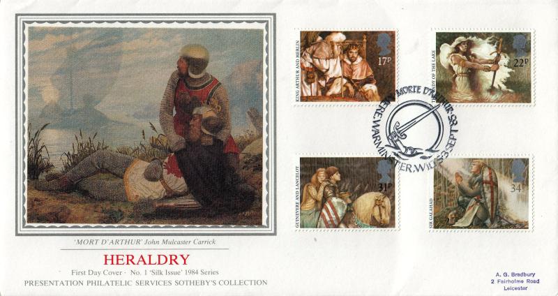 1985 (09) King Arthur - Sotherby's PPS 'Silk' No 1 - Morte D'Arthur, Warminster H/S
