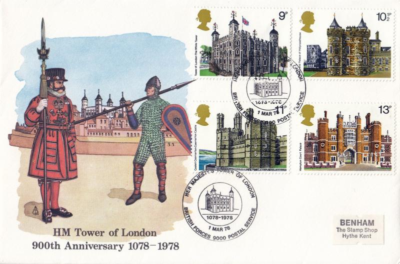 1978 (03) Buildings (Stamps) - Tower of London Official