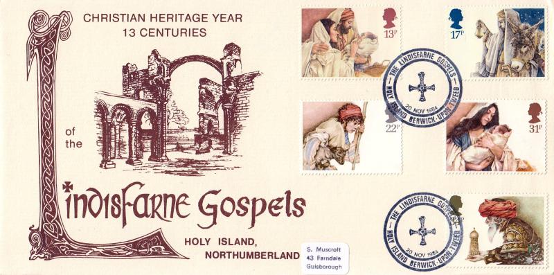 1984 (11) Christmas - Muscroft 'Lindisfarne Gospels' Official