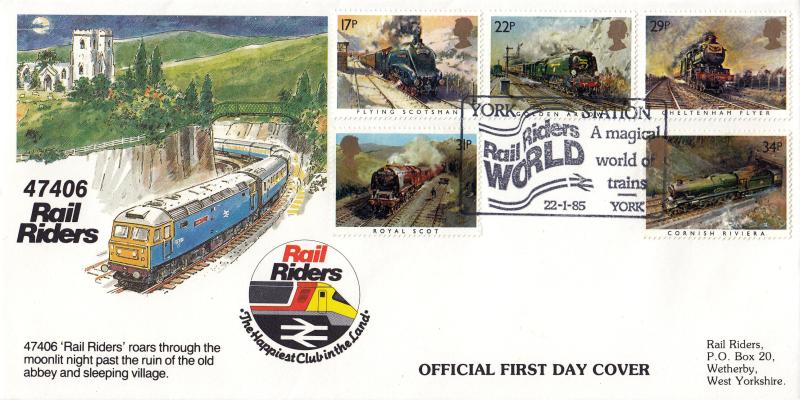 1985 (01) Trains - DGT 'Rail Riders World' Official