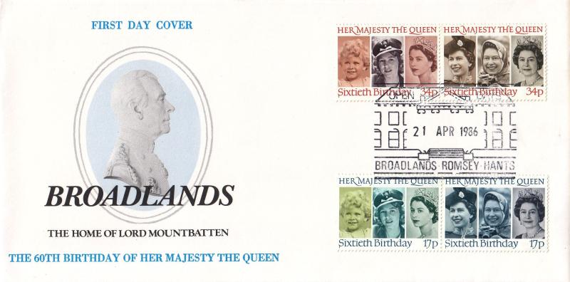 1986 (04) Queen's 60th Birthday - Broadlands, Romsey 'Open Days' Official