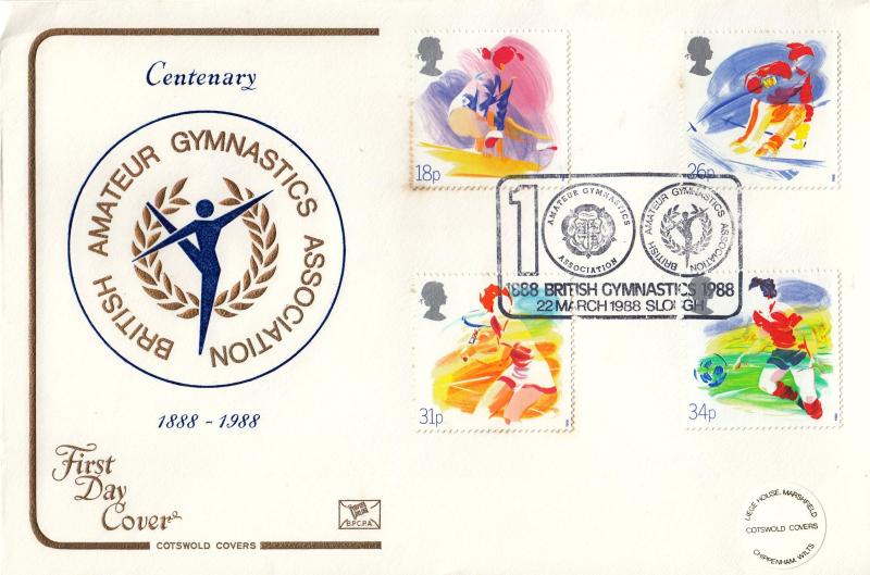 1988 (03) Sports - Cotswold 'British Amateur Gymnastics Centenary' Official