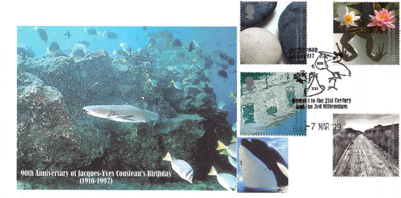 2000 (03) Water & Coast - Peter Payne 'Jacques Cousteau 90th Birthday Official - With DATE ERROR