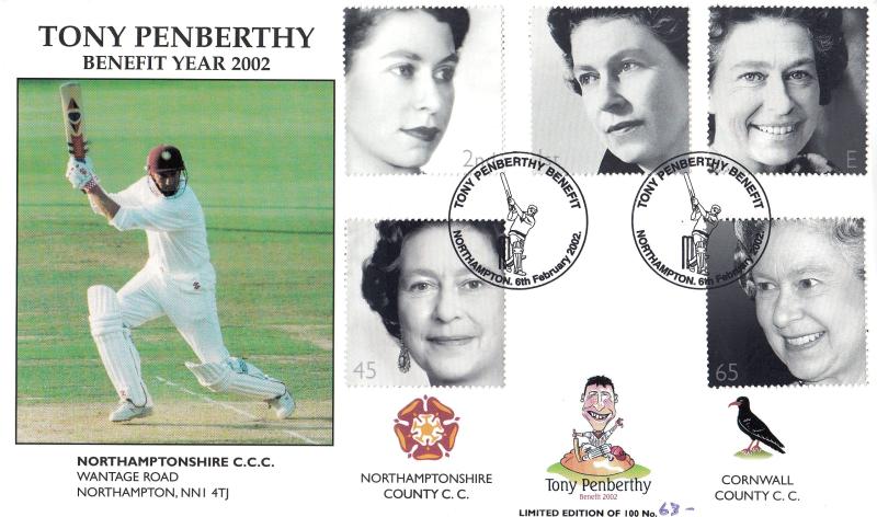 2002 (02) Golden Jubilee - Woodford Sports Covers 'Tony Penberthy Benefit' Official