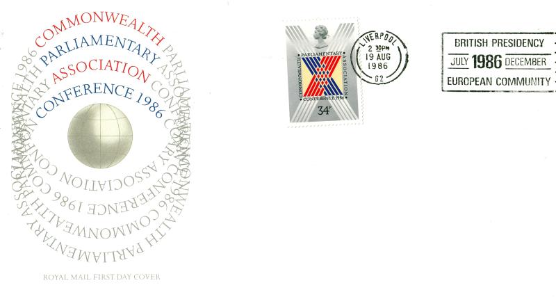1986 (08) Parliamentary Conference - RM - British Presidency, European Community Slogan