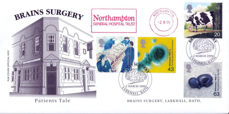 1999 (03) Patients - Brazier 'Pub' Official + Northampton General Hospital Meter Mark