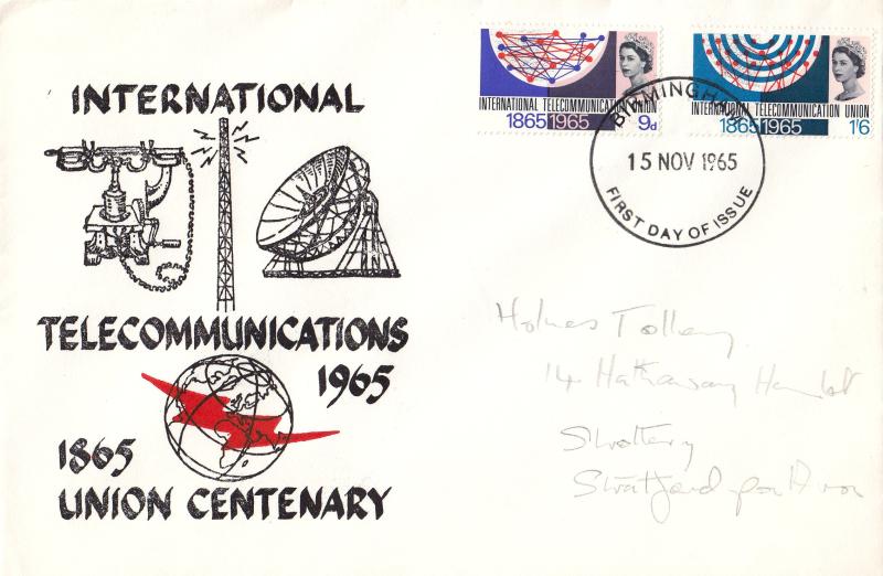 1965 (11) ITU - Ord - Holmes Tolley Cover - Birmingham FDI