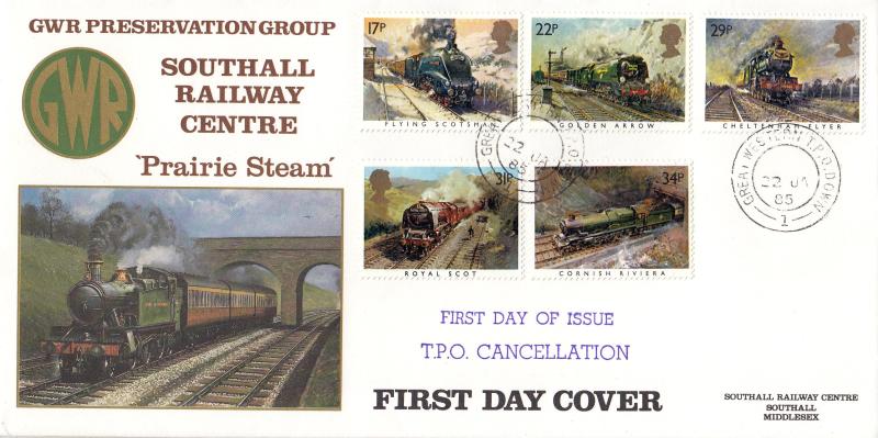 1985 (01) Railways - DGT Southall Railway Centre Official - Great Western TPO Down 1 CDS