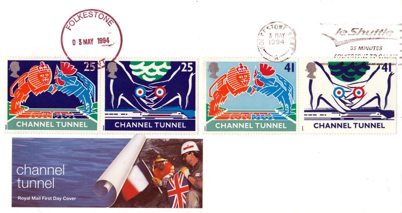 1994 (05) Channel Tunnel - RM - Le Shuttle Slogan