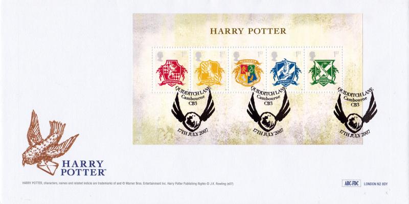 2007 (07) Harry Potter (M/S) - Anthony Bard (Quidditch Lane) Official