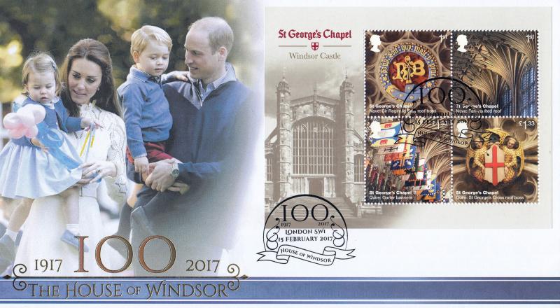 2017 (02) Windsor Castle (M/S) - Internet Stamps 'House of Windsor' Official