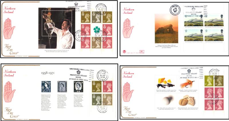 1994 (07) Northern Ireland PSB Book - Cotsold - Belfast, Northern Ireland Prestige Stamp Book Slogan