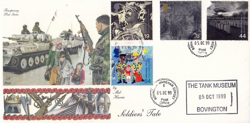 1999 (10) Soldiers - 4d Post - Bovington CDS