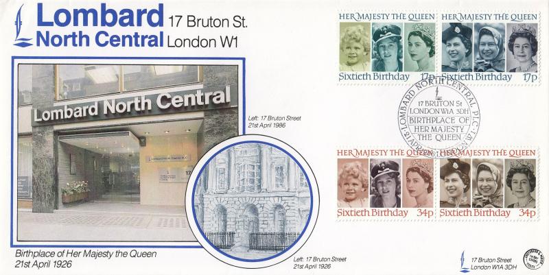 1986 (04) Queen's 60th Birthday - G&P (Bruton Street) Official
