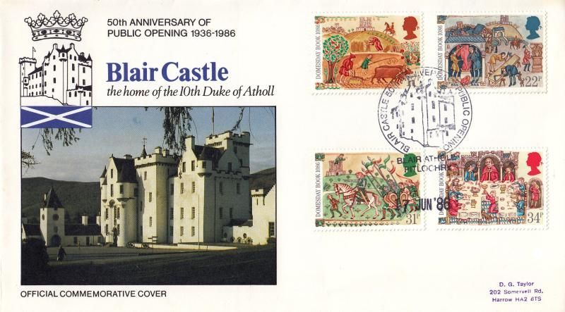 1986 (06) Medieval - Pilgrim 'Blair Castle, Pitlochry' Official