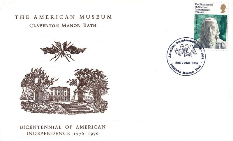 1976 (06) USA Bicentenary - Claverton Manor, American Museum Official