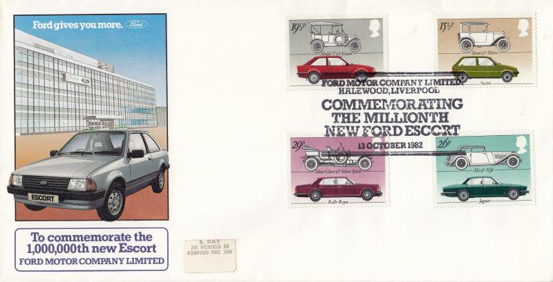 1982 (10) British Motor Cars - Ford Motor Co 'Millionth New Ford Escort' Official