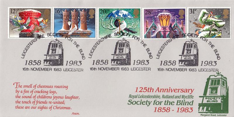 1983 (11) Christmas - Leicestershire Society For The Blind Official