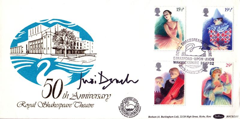 1982 (04) Theatre - Benham Royal Shakespeare Theatre 50th Anniversary BOCS (2) 11 Official - Signed by Judi Dench