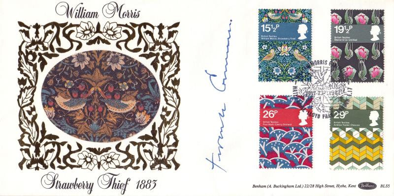 1982 (07) Textiles - Benham William Morris, Water House, Lloyd Park BLS 5 Official - Signed Terence Conran