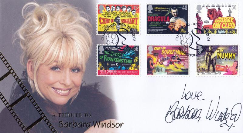 2008 (06) Classic Films - Internet/Buckingham Official - Signed by the late Barbara Windsor