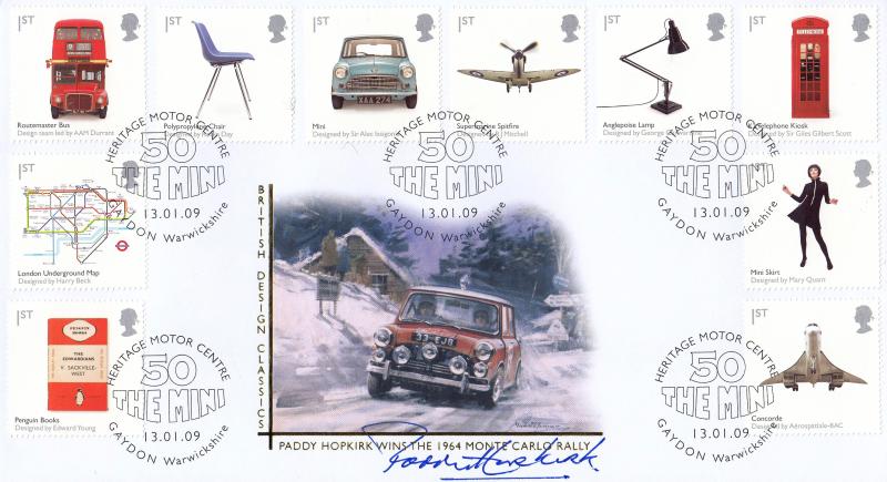 2009 (01) Design Classics - Internet/Buckingham Official - Signed by Paddy Hopkirk