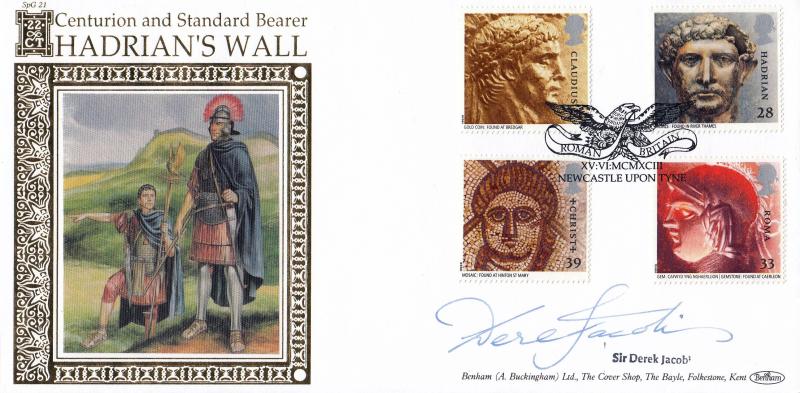 1993 (06) Roman Britain - Benham SPG 21 - Signed by Derek Jacobi