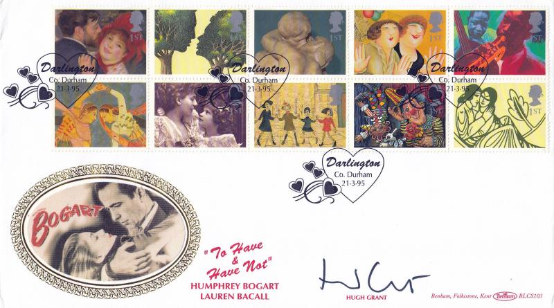 1995 (03) Greetings - Benham BLCS 103 - Signed by Hugh Grant