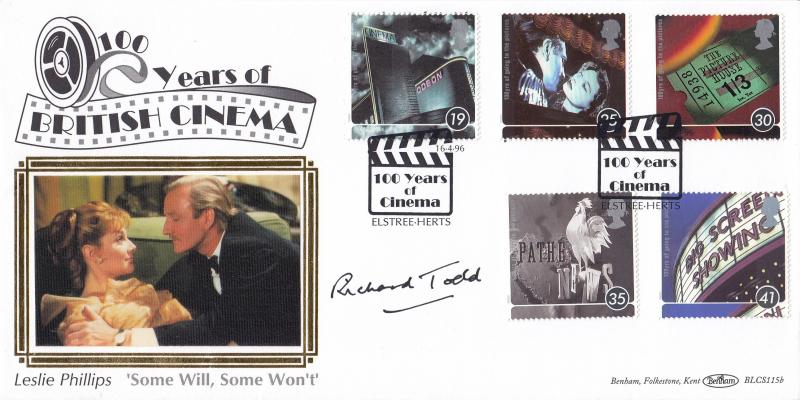 1996 (04) Classic Films - Benham BLCS 115 Elstree Official - Signed by Richard Todd