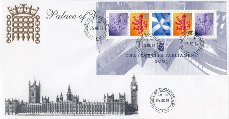 2004 (10) Scottish Parliament - House of Commons 'Portcullis' Cover - House of Commons CDS