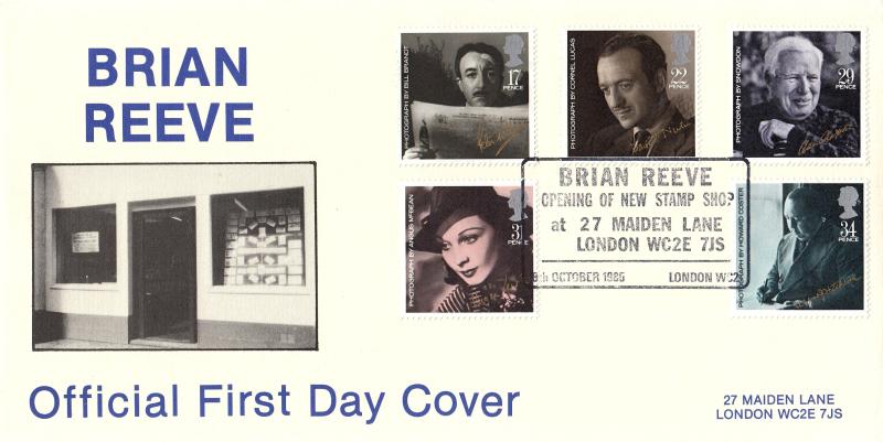 1985 (10) Films - David Taylor (DGT) 'Brian Reeve Stamp Shop' Official