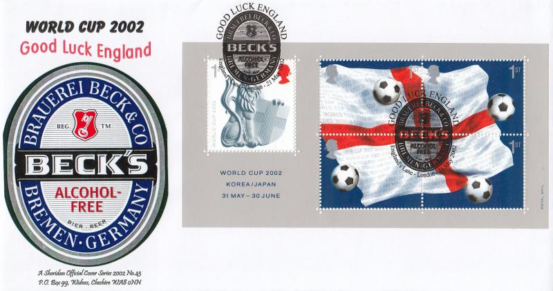 2002 (05) World Cup M/S - Sheridan 'Becks' Official