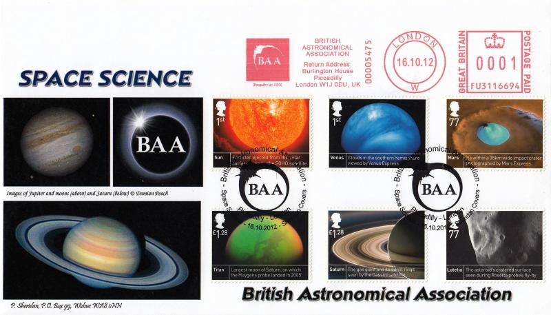 2012 (10) Space Science - Sheridan Official + British Astronomical Association Meter Mark