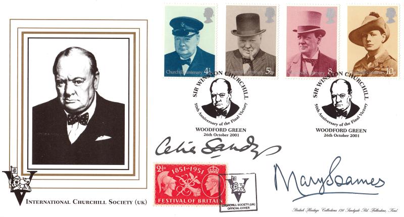 2001 (10) International Churchill Society 'Special' - Double Signed by his Daughter & Grand Daughter