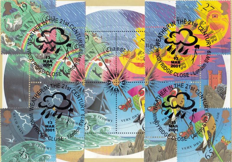 2001 (03) Weather (M/S) - RM PHQ M/S Card - With the M/S - Windy Ridge H/S