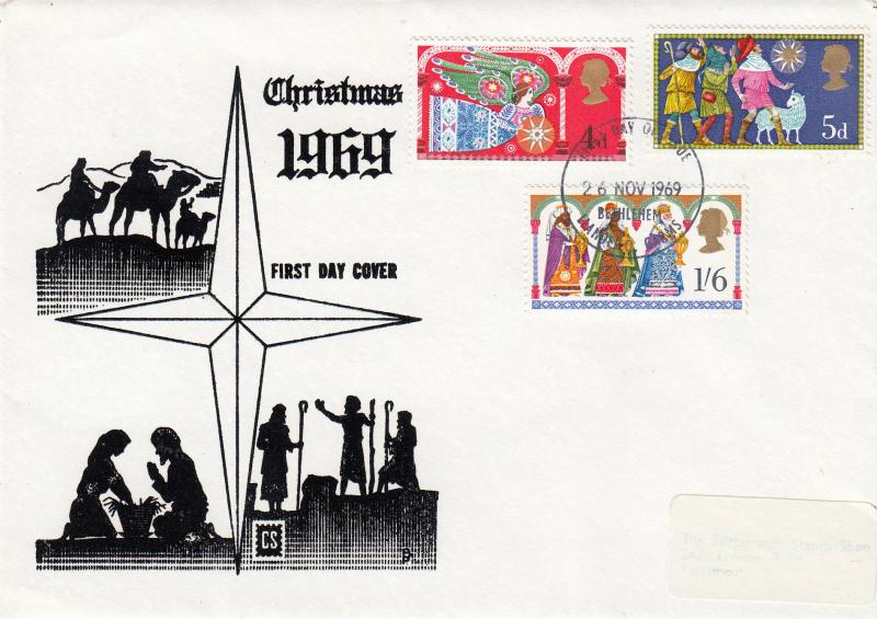 1969 (11) Christmas - CS Cover - Bethlehem FDI