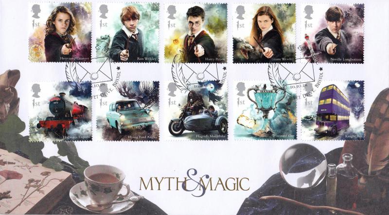 2018 (10) Harry Potter (Stamps) - Buckingham/Internet Official