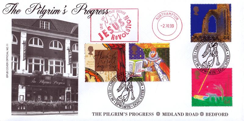 1999 (11) Christians - Brazier 'Pub' Official + Love, Joy, Peace, Justice, Jesus Revolution Meter Mark