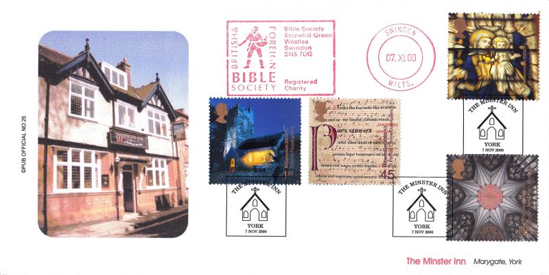 2000 (11) Spirit & Faith - Brazier 'Pub' Official + British & Foreign Bible Society Meter Mark