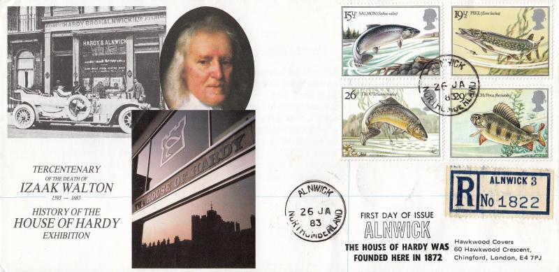 1983 (01) British River Fishes - Hawkwood Official - Alnwick CDS