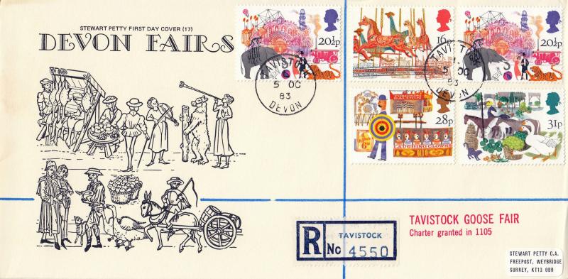 1983 (10) Fairs - Stewart Petty Official - Tavistock CDS