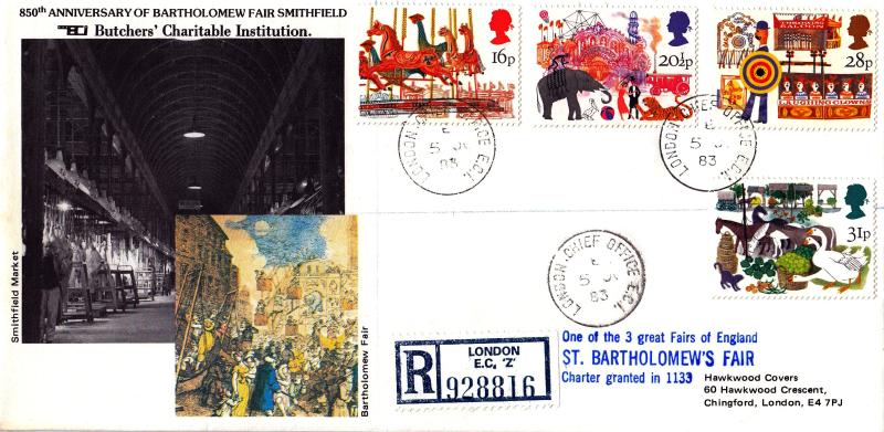 1983 (10) Fairs - Hawkwood 'Bartholomew Fair' Official - London Chief Office CDS